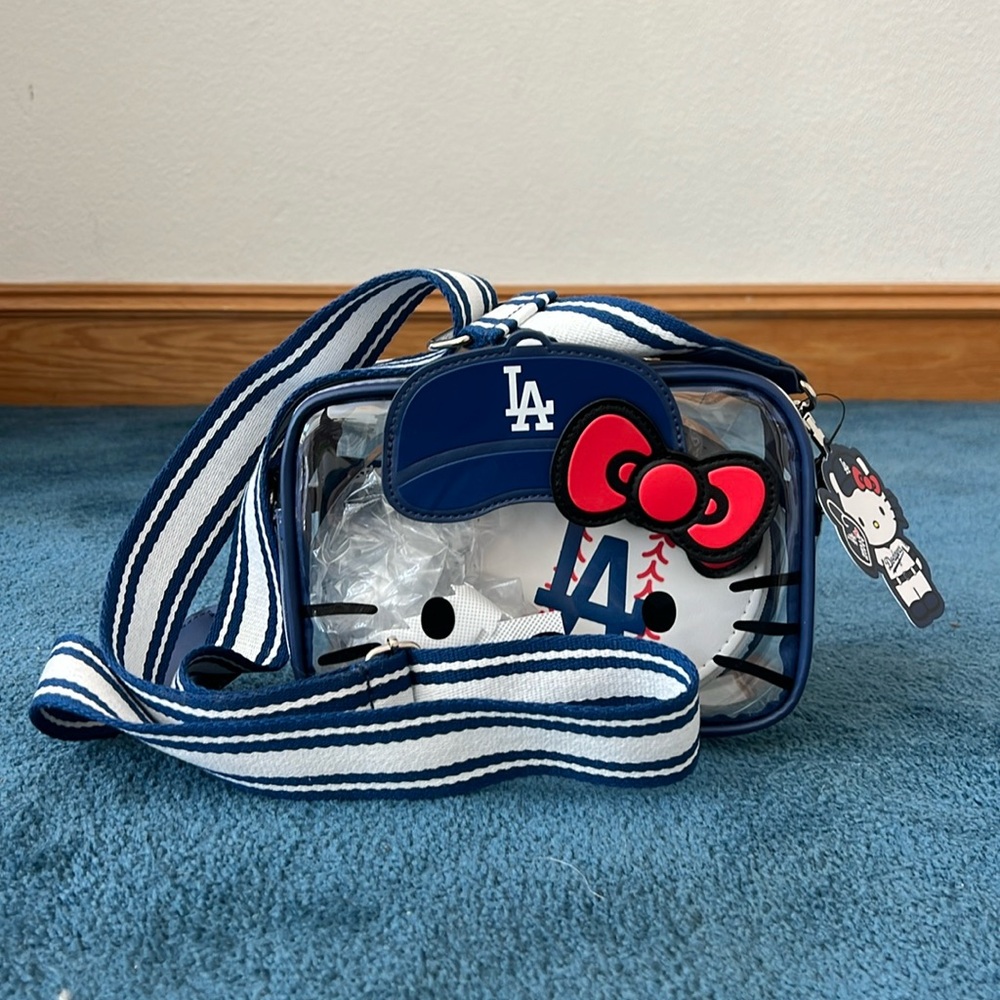 Authentic limited edition LA Dodgers Hello Kitty bag 2025